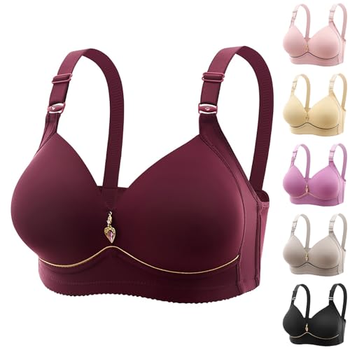 Klassische Nahtlos BHS Damen Modisch Rhinestone BH Ohne Bügel Sport BH Starker Halt Trainings Schlaf BHS Gepolstert für Alltag Yoga P-ush Up mit Verstellbarem Bustier Große Brüste Unterwäsche Klassische Nahtlos BHS Damen Modisch Rhinestone BH Ohne Bügel Sport BH Starker Halt Trainings Schlaf BHS Gepolstert für Alltag Yoga P-ush Up mit Verstellbarem Bustier Große Brüste Unterwäsche von Generisch
