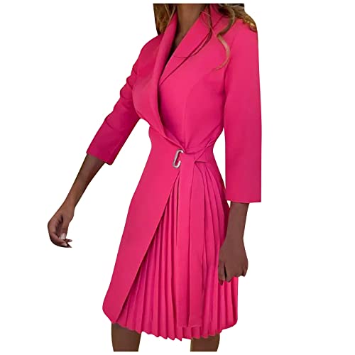 Kleid Winter Damen,Longpullover,Weihnachts pullis,Rock Damen Herbst,rosa Kleid,Wintermode Damen,schwarzes Kleid,weißes Strickkleid,Damen Kleidung,Skaterkleid Damen von Generisch