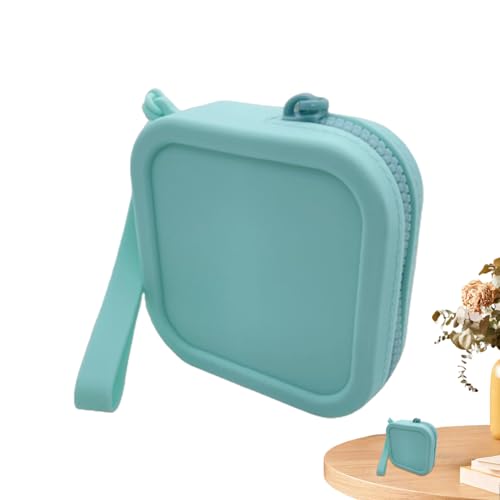 Kleine Silikon-Geldbörse - Automatische Enge Öffnung Kleingeldbörse - Mini Taschen - Damen-Geldbörse - Kleine Headset Tasche - Mini Kosmetiktasche Für Handtasche Kann Kreditkarten, Schlüssel, Münze von Generisch