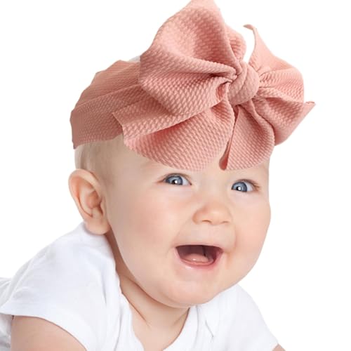 Kleinkind-Knoten-Stirnband – bequemes Kinderschleifen-Stirnband – handgefertigte Kinder-Stirnbänder für Kinder, Knoten-Haarbänder für Geburtstage, Weihnachten von Generisch