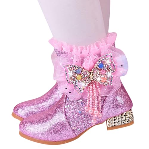 Kleinkind Mädchen Booties kleine Kind Schuhe kurze Stiefel Mädchen Stiefel Schuhe Schuhe Winterstiefel Jungen 37 Gefüttert (36 Big Kids) von Generisch