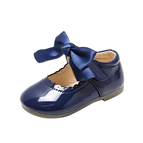 Kleinkind Mädchen Kleid Schuhe Niedliche Blumenmädchen Schleife Mary Jane Flache Schuhe für Schule & Spiel & Hochzeit, dunkelblau, 39 1/3 EU Kleinkind Mädchen Kleid Schuhe Niedliche Blumenmädchen Schleife Mary Jane Flache Schuhe für Schule & Spiel & Hochzeit, dunkelblau, 39 1/3 EU von Generisch