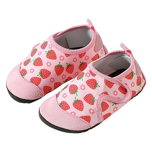 Kleinkind Mädchen Schuhe Größe 9 Kleinkind Wasserschuhe für Kinder Mädchen Jungen Schnell trocknend Barfuß Auqa Strandschuhe für Schwimmbad Garten Kleinkind Schuhe Größe 4 Mädchen, a, 22 EU von Generisch