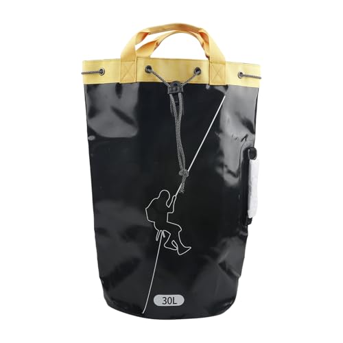 Kletterseiltasche – Wanderrucksack, wasserdicht, Allzweck-Ausrüstungsseil-Organizer, professionell, strapazierfähig, wetterbeständig, hohe Zugfestigkeit, rutschfester Rucksack für Baumpfleger, Arbeit von Generisch