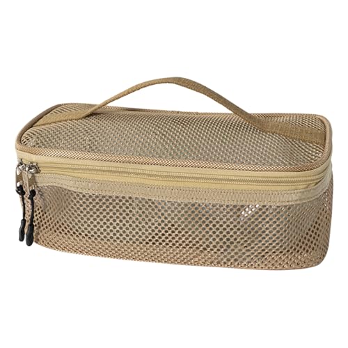 Kochgeschirr Tasche | 29x13x9cm Hohe Kapazität -Geschirr | Tragbare, Waschbare Netz-Organizer-Tasche | Großer Utensilienhalter Für Campings, Reisen, Picknick & Outdoor-Küche von Generisch
