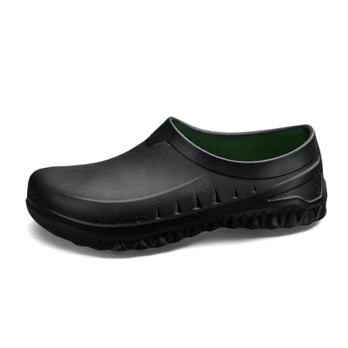 Kochschuhe Herren Clogs Rutschfeste Schuhe Leichte Elevate Shoes Arbeitsschuhe Wasserdichte Küchenschuhe Gartenschuhe Anti-Rutsch Gummi Arbeitsclogs Krankenhaus Gartenarbeit Frauen von Generisch