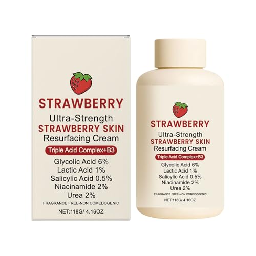 Körpercreme, Erdbeerhaut Pflegebalsam, Feuchtigkeitsspendende Erneuerungscreme für Frauen Männer nach dem Duschen Reise Nachtruhe Körpercreme, Erdbeerhaut Pflegebalsam, Feuchtigkeitsspendende Erneuerungscreme für Frauen Männer nach dem Duschen Reise Nachtruhe von Generisch