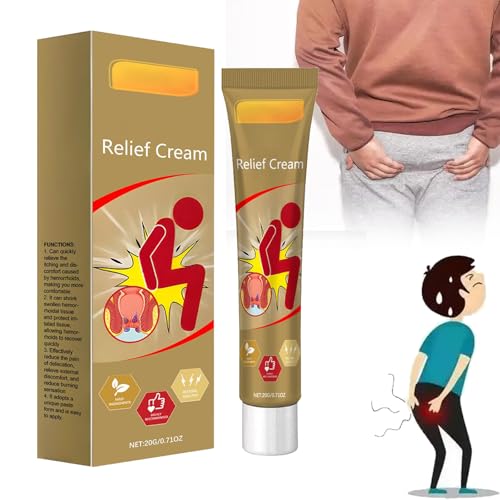 Körperpflegecreme, 𝐇𝐞𝐦𝐨𝐫𝐫𝐡𝐨𝐢𝐝 Salbe Körpercreme Massage, Körpercreme Massage für Männer und Frauen, Körperpflege Lotion Körperlotion Massage (1) von Generisch