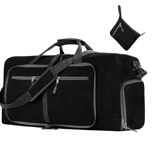 Koffer Turnbeutel | Weekender Overnight Organizer Bag Gym Bag - Reisekoffer Tasche mit mehreren Taschen, Schwarz , Refer to description, Unisex von Generisch