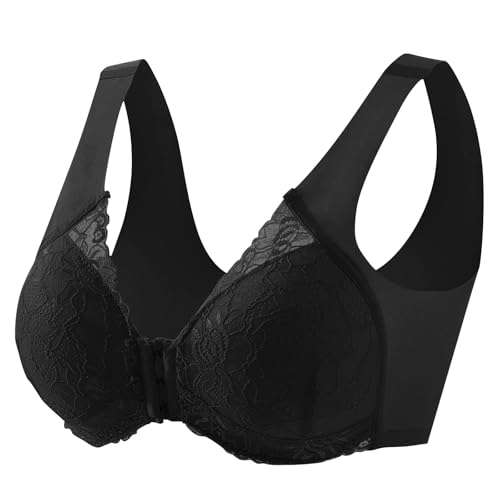 Komfort Lace BHS Damen Set Klassische BH Ohne Bügel Sport BH P-ush Up mit Verstellbarem Bustier Große Brüste Unterwäsche Starker Halt Trainings Schlaf BHS Gepolstert für Alltag Yoga Komfort Lace BHS Damen Set Klassische BH Ohne Bügel Sport BH P-ush Up mit Verstellbarem Bustier Große Brüste Unterwäsche Starker Halt Trainings Schlaf BHS Gepolstert für Alltag Yoga von Generisch