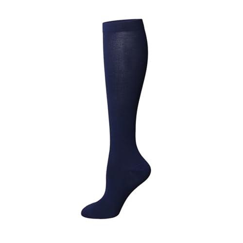Kompressionsstrümpfe Damen Sommer Dünn Herren - Unterstützung Flug Radsport Thrombosestrümpfe Für Kniestrümpfe Compression Socks Bunte Stützstrümpfe Laufen Reisen Kompressionssocken SPOR von Generisch