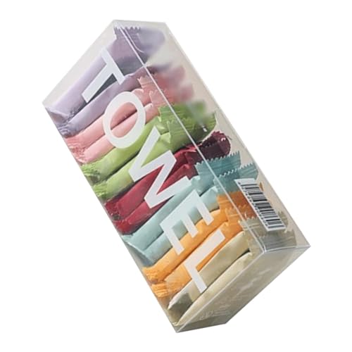 Komprimierte HandtüCher Tabletten 14 Stück,Komprimierte Handtücher Für Reisen, Komprimierte Gesichtshandtücher,Einweg Handtuch,Wiederverwendbare Tragbare Gesichtswaschlappen Mit Hoher Absorption von Generisch