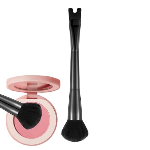 Konturen- und Fusionspinsel, 2 in 1 Gesichts-Make-up-Pinsel – Präzisions-U-förmiges doppelseitiges Werkzeug zum Verblenden von Skulptur und Zigomen von Generisch