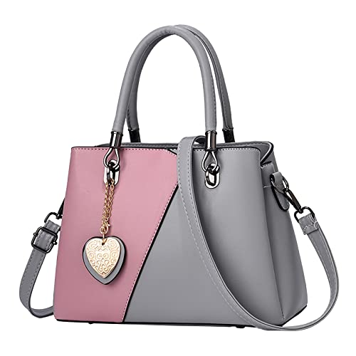 Koreanische Damen-Kuriertasche, einfarbig, Farbblockierung, multifunktional, große Kapazität, einzelne Schultertasche, Segeltuch, niedlich, PK1, Einheitsgröße von Generisch