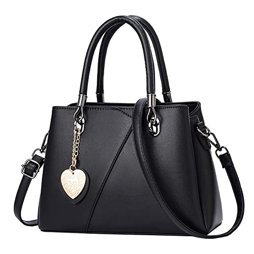 Koreanische Damen-Kuriertasche, einfarbig, Farbblockierung, multifunktional, große Kapazität, einzelne Schultertasche, Segeltuch, niedlich, Schwarz , Einheitsgröße von Generisch