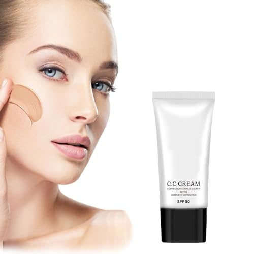 Koreanische Farbwechsel-CC-Creme,Koreanische CC-Creme,Koreanische CC-Creme Mit Spf 50, Sonnenschutz Foundation Und Concealer, Koreanische Cc-Creme Selbstanpassend Für Reife Haut (1pcs) von Generisch