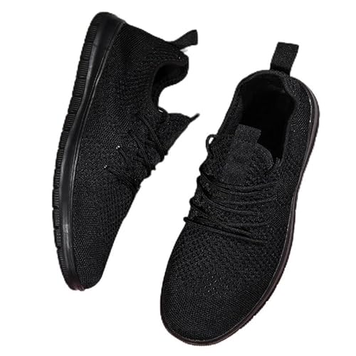 Koreanische Version Freizeit Sportschuhe Verschleißbeständigkeit Superleicht Joggingschuhe Einfach Hunderte Sportschuhe (schwarz,45) von Generisch