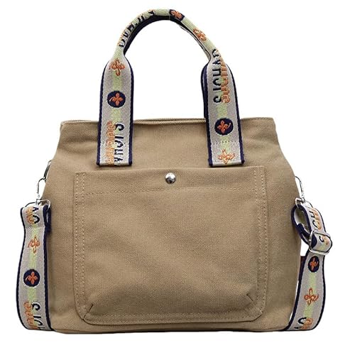 Koreanischer Stil Canvas Messenger Bag mit Blumendruck, niedliche große Kapazität, Umhängetasche, Crossbody Satchel für Mädchen, leichte Schultasche für Studenten, Pendeln oder den täglichen Gebrauch Koreanischer Stil Canvas Messenger Bag mit Blumendruck, niedliche große Kapazität, Umhängetasche, Crossbody Satchel für Mädchen, leichte Schultasche für Studenten, Pendeln oder den täglichen Gebrauch von Generisch