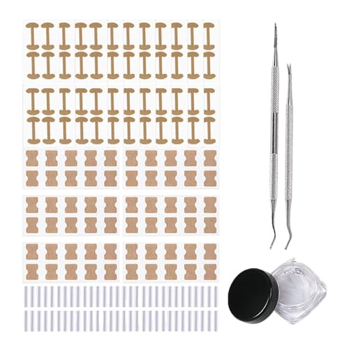 Korrektur für eingewachsene Zehennägel, gebogener Nagelheber und Pediküre-Patch-Set, 11,4 cm, komfortables Heimsitzungswerkzeug für Fußschmerzen, Linderung bei Kindern, Männern, älteren Menschen von Generisch