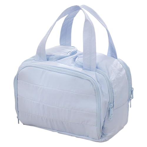 Kosmetiktasche, große Kapazität, Weit Geöffnet, Reise-Kosmetiktasche, 4-in-1, Geschwollenes Make-up-Organizer, Flache Aufbewahrung für und Toilettenartikel Wander (C, One Size) von Generisch