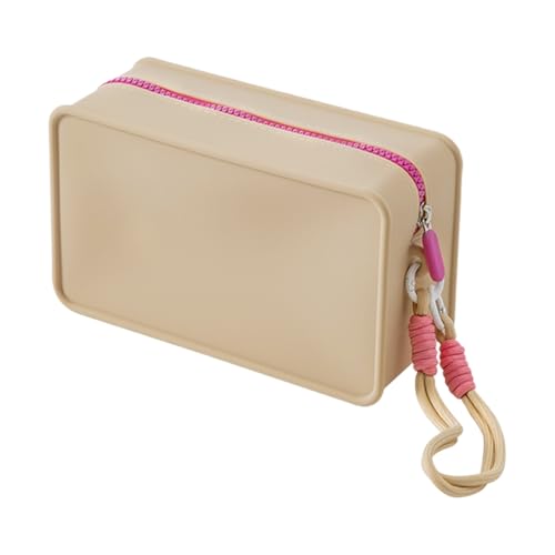 Kosmetiktasche - Silikon-Make-up-Organizer-Beutel | Make-up-Tasche | Make-up-Tasche Mit Großem Fassungsvermögen Für Reisen, Wochenende, Schule, Geschäftsreise, von Generisch