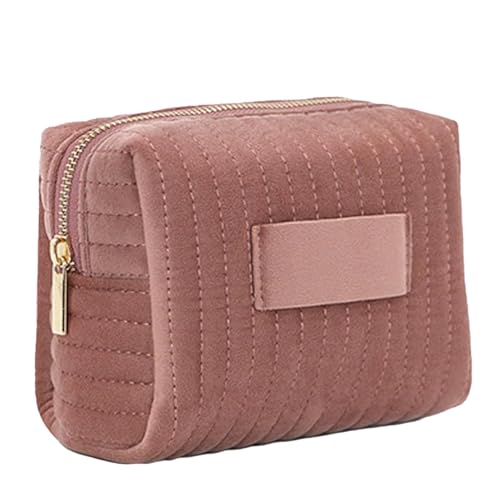 Kosmetiktasche für Kosmetikprodukte, große Kulturbeutel, einfarbige Kosmetiktasche, Organizer für persönliche Materialien, elegante Make-up-Aufbewahrung für modische Frauen, umfangreicher von Generisch