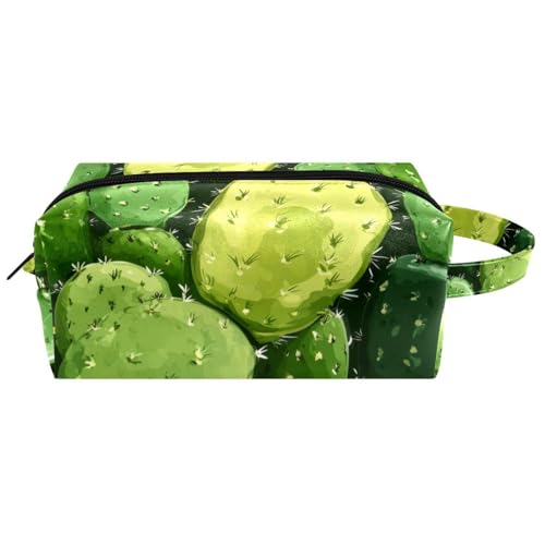 Kosmetiktasche im Boho-Stil mit Blumen und Federn, tragbare hängende Reise-Kulturbeutel, Leder-Make-up-Tasche, Kinder-Federmäppchen, Mehrfarbig 10, 8.2x3.1x3.5 in/21x8x9 cm von Generisch