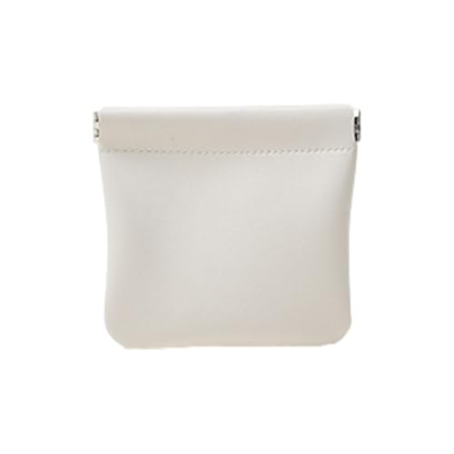 Kosmetiktasche mit Quetschverschluss – Reißverschlusslose Geldbörse aus PU-Leder | kompakter Taschen-Organizer mit automatischem Schließen für Kopfhörer, Schmuck, Kabel, Weiße Trompete, Refer to Kosmetiktasche mit Quetschverschluss – Reißverschlusslose Geldbörse aus PU-Leder | kompakter Taschen-Organizer mit automatischem Schließen für Kopfhörer, Schmuck, Kabel, Weiße Trompete, Refer to von Generisch