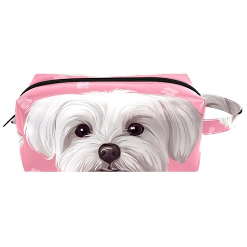 Kosmetiktasche mit niedlichem Tiermotiv, Capybara mit Kappe, tragbar, zum Aufhängen, Reise-Kulturbeutel, Leder-Make-up-Tasche, Kinder-Federmäppchen, Mehrfarbig 04, 8.2x3.1x3.5 in/21x8x9 cm von Generisch