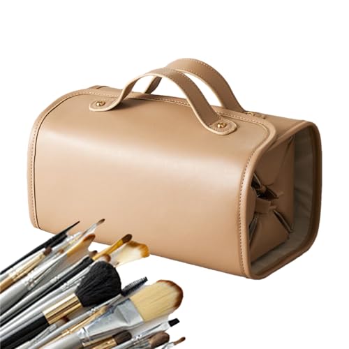 Kosmetische Make -up -Tasche - Make -up -Beutel Organizer | Faltbarer Geräumiger Kosmetikkoffer Mit Griff | wasserdichte Und Abnehmbare Make -up -Box | Toilettenbeutel Für Frauen | Inhaber Von Pinsel von Generisch