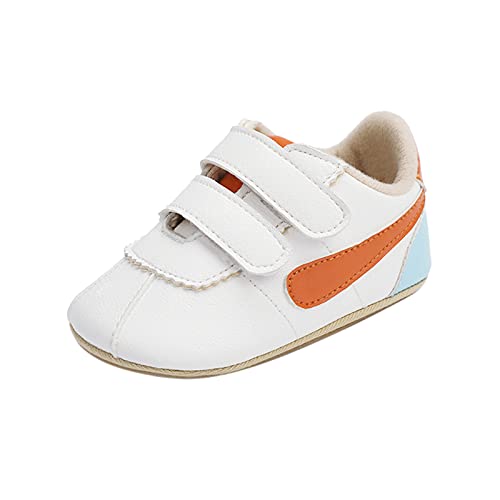 Krabbelschuhe Baby Lauflernschuhe Hausschuhe Jungen Mädchen Kleinkind rutschfeste Gummisohle Erste Sneaker Outdoor rutschfeste Turnschuhe von Generisch