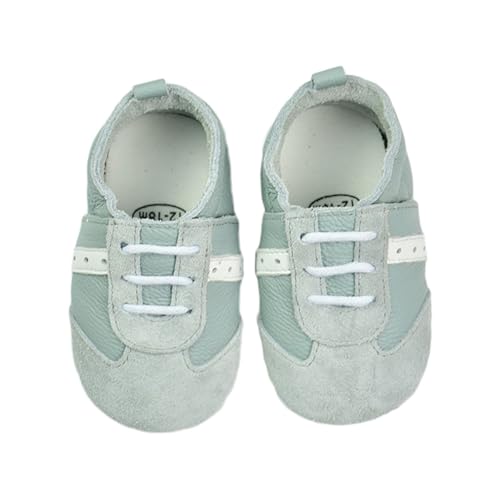 Krabbelschuhe Leder, Krabbelschuhe Baby Sommer Lauflernschuhe Lederschuhe Lederpuschen Barfussschuhe Schuhe Babyschuhe Cosy Roots Für Mädchen Junge Kleinkind, Hellgrün, M Krabbelschuhe Leder, Krabbelschuhe Baby Sommer Lauflernschuhe Lederschuhe Lederpuschen Barfussschuhe Schuhe Babyschuhe Cosy Roots Für Mädchen Junge Kleinkind, Hellgrün, M von Generisch