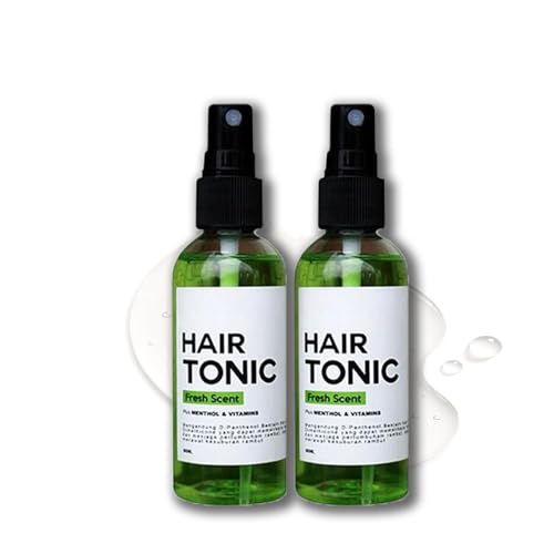 Kräuter-Haartonikum-Ölspray, Pflegespülung ohne Ausspülen, Anti-Frizz-Haarserum, natürliche Haarpflege, Intensivkur für trockenes, seidiges Haar, frischer Duft, für Männer und Frauen, 30 ml (2Pcs) von Generisch