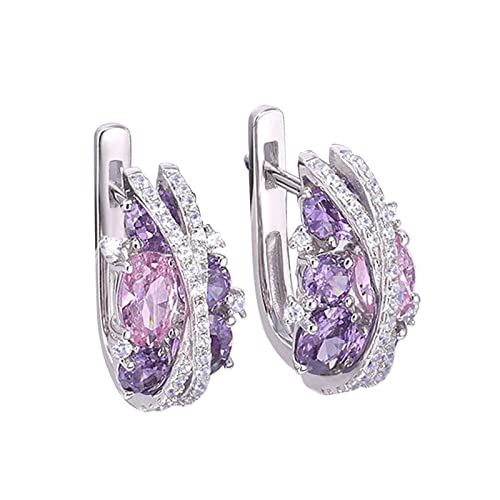 Kreative Doppel-X-förmige hohle Zirkonia-Ohrringe, Temperament-Ohrringe, 21 Karat Schmuck, Einheitsgröße, Metall, Kein Edelstein von Generisch