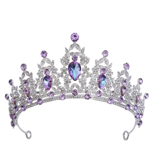 Kristall-Strass-Tiara-Krone für Damen, Tanzparty, Kopfschmuck, Hochzeit, Brautschmuck, Kopfschmuck, Kristall von Generisch