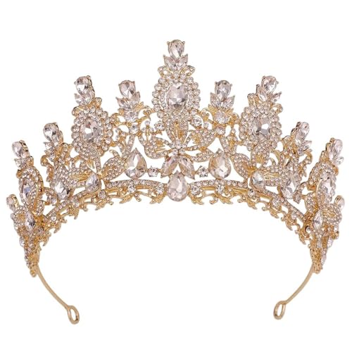 Kristall-Tiara für Damen, Hochzeit, Geburtstag, Party, Krone, Haar-Accessoires von Generisch