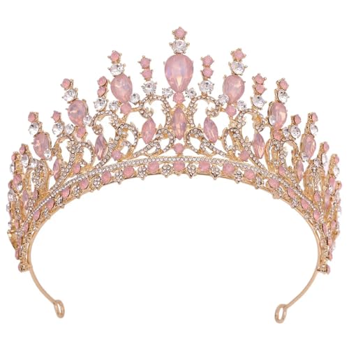 Krone Braut Diadem Tiara Krone für Frauen Braut Hochzeit Haarschmuck Geburtstag Zubehör, Strasssteine von Generisch