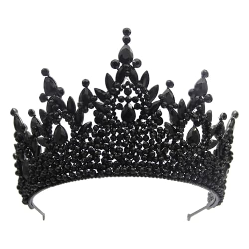 Krone galvanisierter Haarschmuck Prinzessin Tiara Kuchen Dekorationen Kopfschmuck Kristall Kuchen, Strasssteine von Generisch