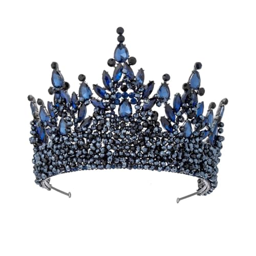 Krone galvanisierter Haarschmuck Prinzessin Tiara Kuchen Dekorationen Kopfschmuck Kristall Kuchen, Strasssteine von Generisch