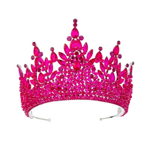 Krone galvanisierter Haarschmuck Prinzessin Tiara Kuchen Dekorationen Kopfschmuck Kristall Kuchen, Strasssteine von Generisch