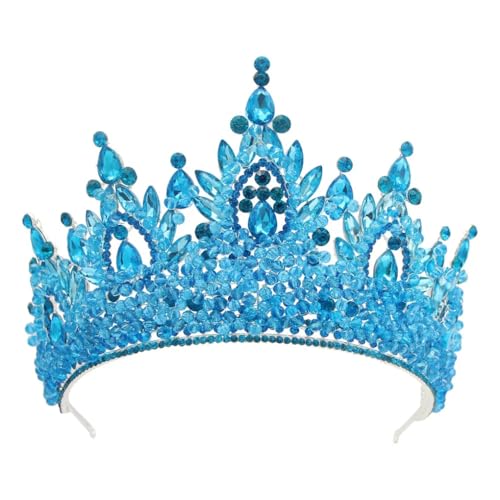 Krone galvanisierter Haarschmuck Prinzessin Tiara Kuchen Dekorationen Kopfschmuck Kristall Kuchen, Strasssteine von Generisch