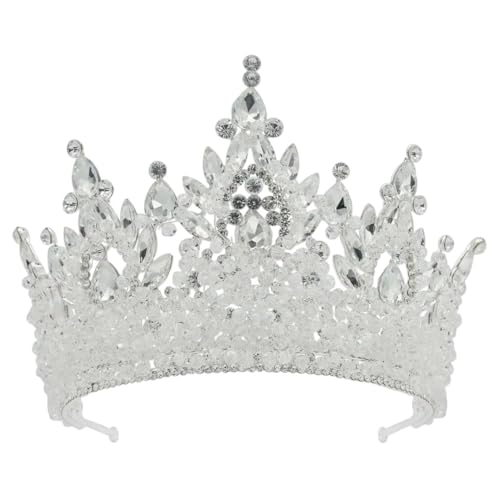 Kronen für Damen, Prinzessin, Tiara, Kopfschmuck, Haarschmuck, Hochzeitskrone, Accessoire von Generisch