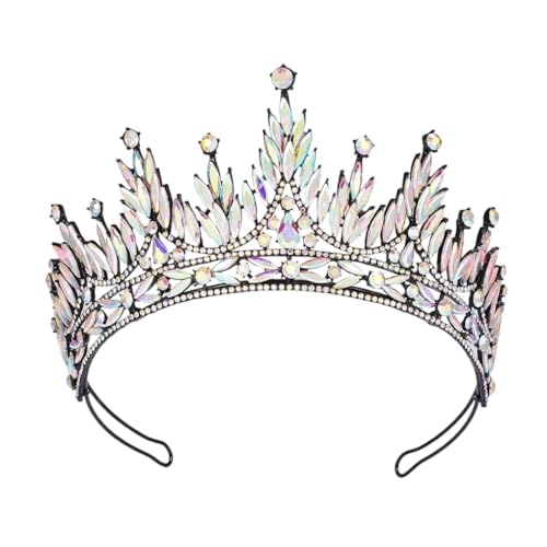 Kronen für Frauen, Kristall-Prinzessinnen-Braut-Tiara, Krone für Hochzeit, Miss Universe Zubehör von Generisch