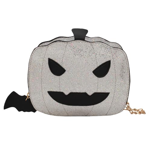 Kürbis Geldbeutel - Schulterlederbeutel Mit Neuer Kette, Lustiger Halloween Devil Bag | Einzigartige Und Neuartige Kürbiskärchen Eignen Sich Hervorragend Für Frauen -Mädchen Und Halloween -Party Oder von Generisch