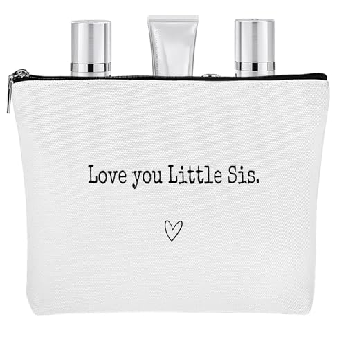 Kulturbeutel Für Die Reise – Best Sister Ever Make-up-Organizer, Lustiger Reise-Kulturbeutel, Reise-Kulturbeutel | Kosmetik-Organizer Für Damen, wasserdichte Kulturtasche, Tragbares Kulturset von Generisch