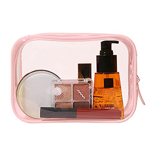 Kulturbeutel Transparent Flugzeug, 17x12x6 cm PVC Durchsichtig Wasserdicht Portable Kosmetiktasche für Männer Frauen Kinder Familie Handgepäck-Reisezubehör Wasserdicht Reise Kulturtaschen von Generisch