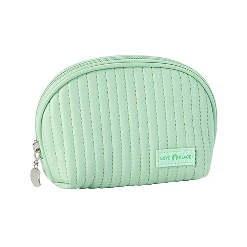 Kulturtasche Damen Halbrund – Kosmetiktasche im Kuchen Stil, Schminktasche Make Up Organizer klein mit Reißverschluss, Toilettentasche Damen für Reise & Urlaub, Geschenkideen Clean Look, 14x12x5CM Kulturtasche Damen Halbrund – Kosmetiktasche im Kuchen Stil, Schminktasche Make Up Organizer klein mit Reißverschluss, Toilettentasche Damen für Reise & Urlaub, Geschenkideen Clean Look, 14x12x5CM von Generisch
