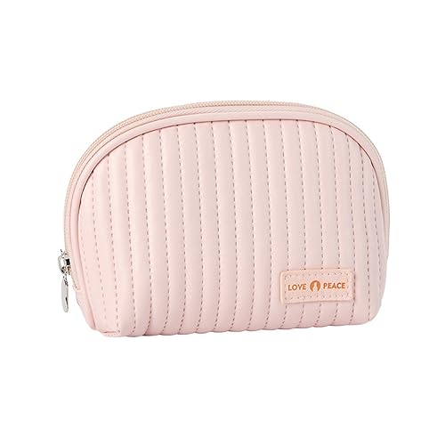 Kulturtasche Damen Halbrund – Kosmetiktasche im Kuchen Stil, Schminktasche Make Up Organizer klein mit Reißverschluss, Toilettentasche Damen für Reise & Urlaub, Geschenkideen Clean Look, 14x12x5CM Kulturtasche Damen Halbrund – Kosmetiktasche im Kuchen Stil, Schminktasche Make Up Organizer klein mit Reißverschluss, Toilettentasche Damen für Reise & Urlaub, Geschenkideen Clean Look, 14x12x5CM von Generisch