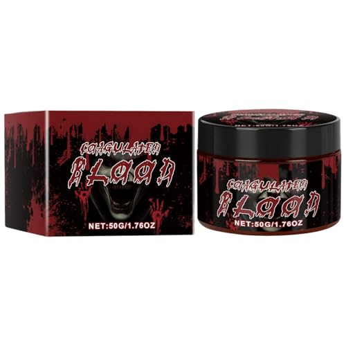 Kunstblut | Halloween Abwaschbare Kunstblut Schminke,Körperfarbe 50ml Für Erwachsene Kinder Zombie Kostüme Cosplay von Generisch