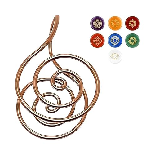 Kupfer-Handflächenring Reiki-Spiralhandringe Für Meditation Und Energieheilung, Kupfer-Handflächenring Reiki-Spiralhandringe, Ein Geschenk Von Außergewöhnlicher Bedeutung (1pcs) von Generisch